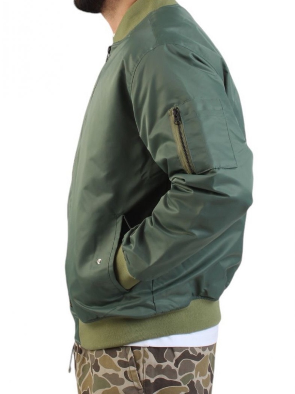 Van's Copley Bomber Jacket, Green, Men's Medium